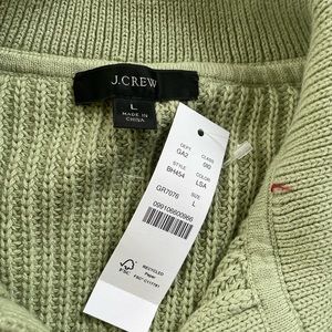 JCrew Collared Cotton Beach Sweater (New)